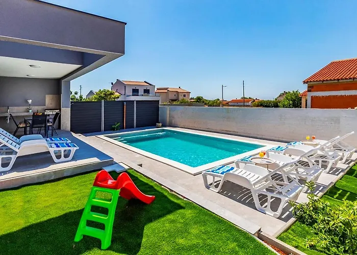 Istriensonne 0785 - Double 1 & Double 2 Mit Pool Appartamento Loborika