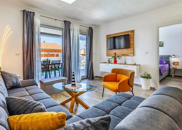 Appartamento Istriensonne 0785 - Double 1 & Double 2 Mit Pool Loborika